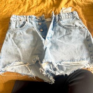 Zara denim shorts